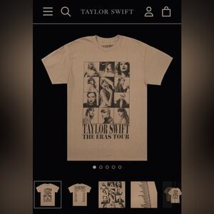 NWT Brown Eras Tour T-shirt 2023-2024